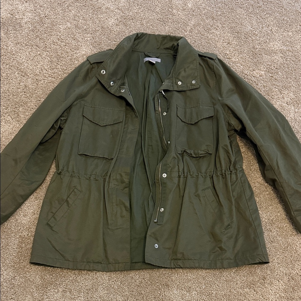 H&M Dark Green Utility Jacket